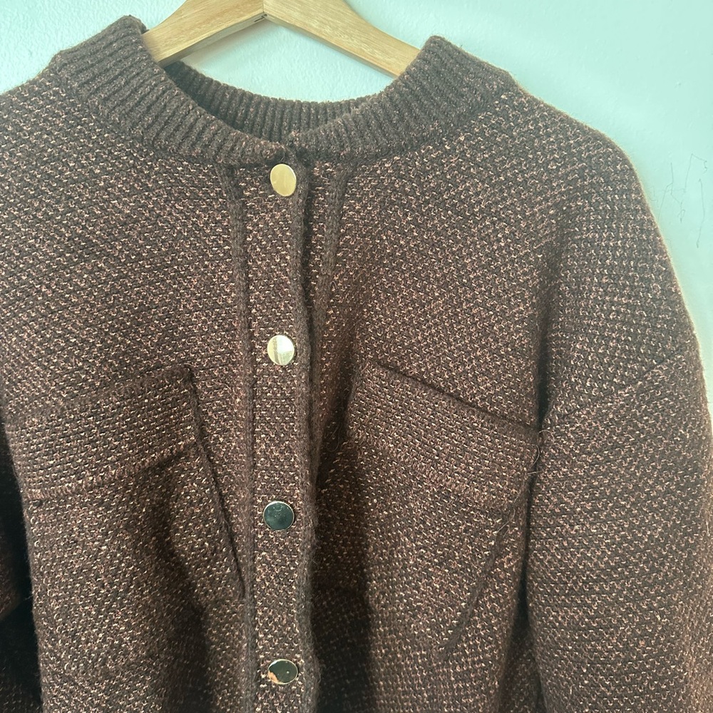 Mango Bomber Style Cardigan - Picture 3 of 4